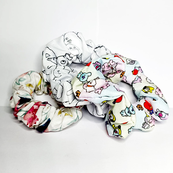 Coleteros de tela estampados